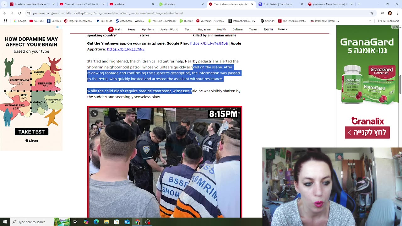 Caught on Camera: Black Perp Strikes Jewish Child Without Warning! kippa knocked off,.. hate crime