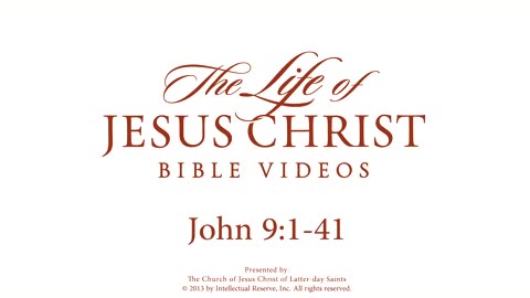 Jesus heals a man born blind