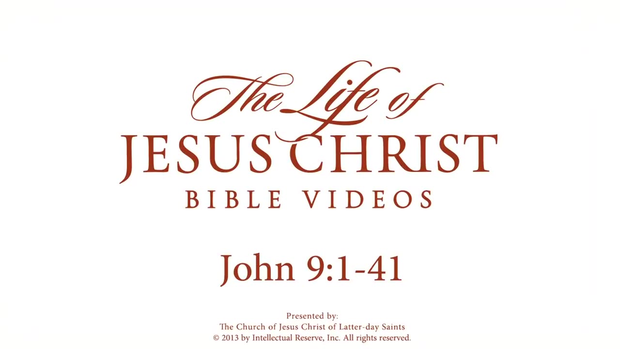 Jesus heals a man born blind