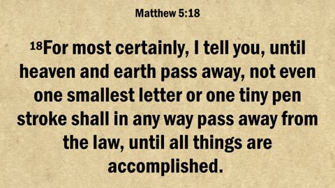 Matthew 5
