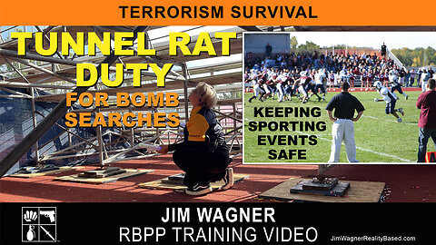 Tunnel Rat Duty For Bomb Searches by Jim Wagner