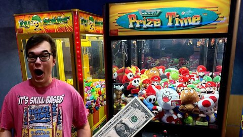 Unexpected CASH Found inside Arcade Claw Machine!