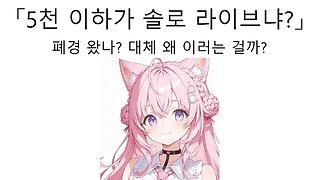 5천명 이하 공연이 솔로 라이브냐? 5천 이하 솔로 라이브 비하 발언에 논란 터진 하쿠이 코요리