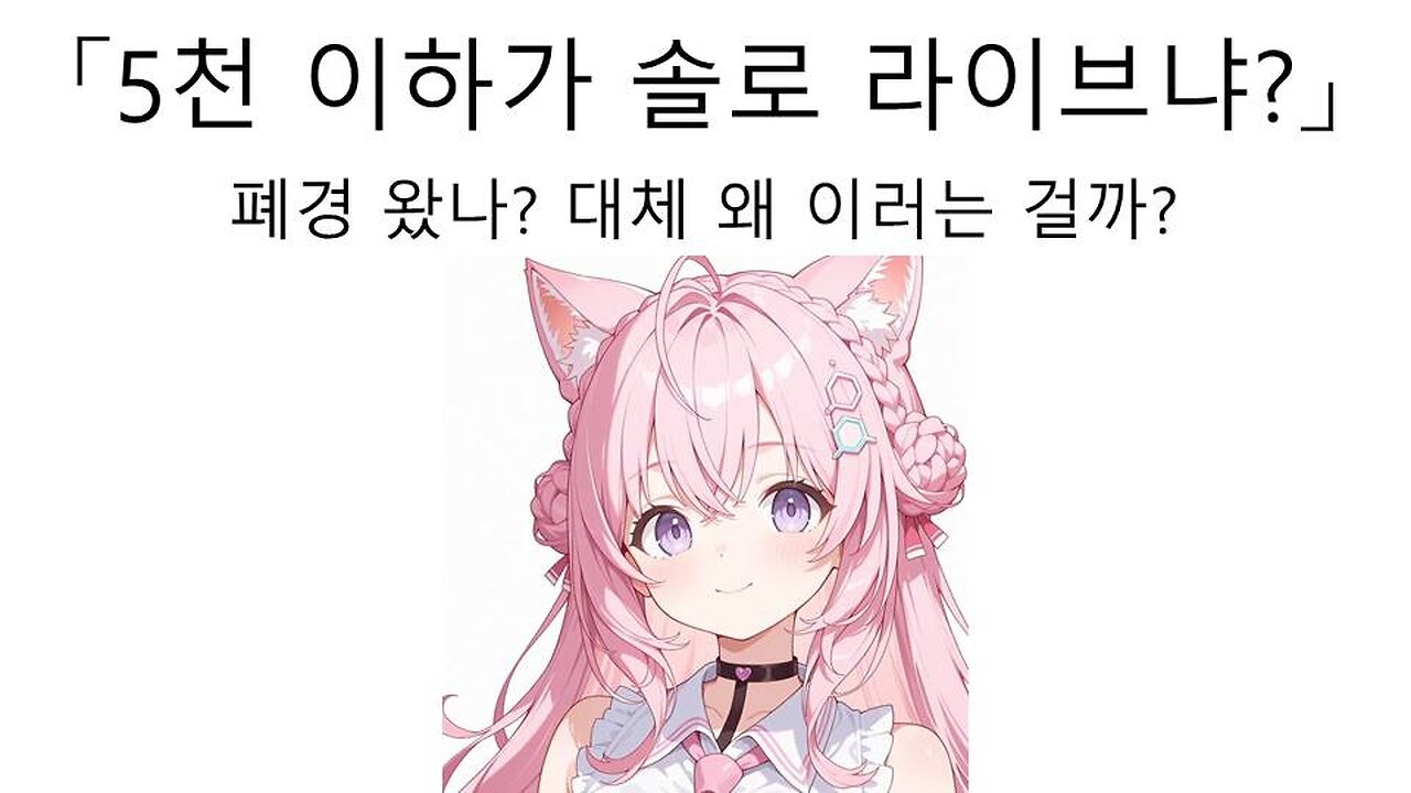 5천명 이하 공연이 솔로 라이브냐? 5천 이하 솔로 라이브 비하 발언에 논란 터진 하쿠이 코요리