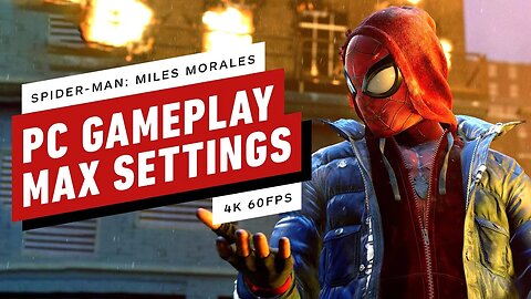 Spider-Man - Miles Morales - 14 Minutes of PC Gameplay at Max Settings (4K 60FPS)