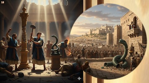 2 REIS (6) CAP. 16, 17 e 18. Idolatria, Queda e Restauração: Os Reis Acaz...