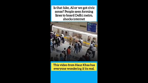 This video from Hauz Khas has everyone wondering if its real.