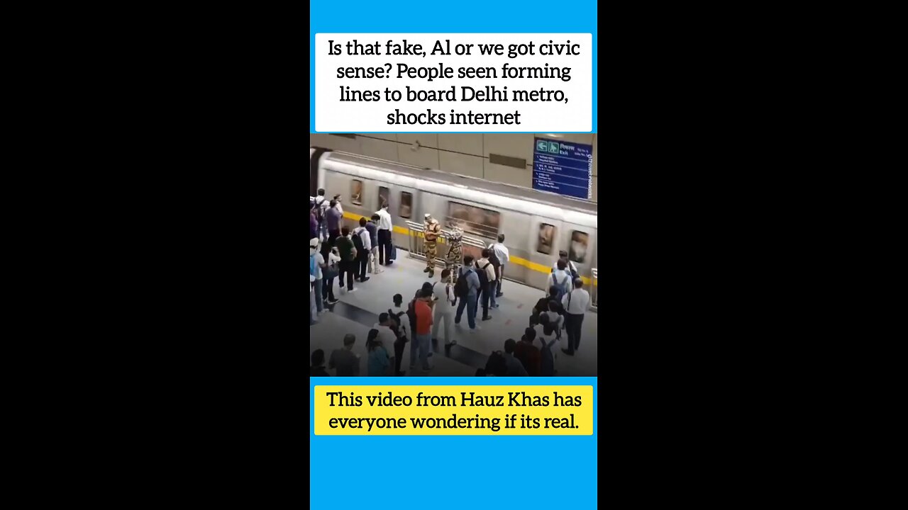This video from Hauz Khas has everyone wondering if its real.