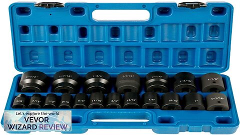 VEVOR Impact Socket Set 1/2 Inches 19 Piece Impact Sockets Standard Socket Review