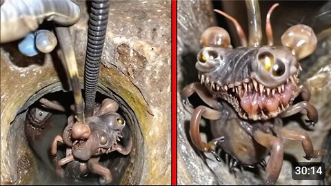 Man Investigates A Sewer Only To Find A VILE Creature Inside!