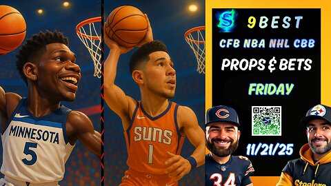 🏀 9 Friday's BEST NBA PROPS | COLLEGE BASKETBALL PICKS | NHL PICKS | PRIZEPICKS TODAY | 11/21/25