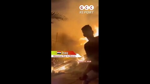 #Iraq #Basra #Fire #ShattAlArab #climate #anomaly #climatecrisis #weather #destruction #climatechang
