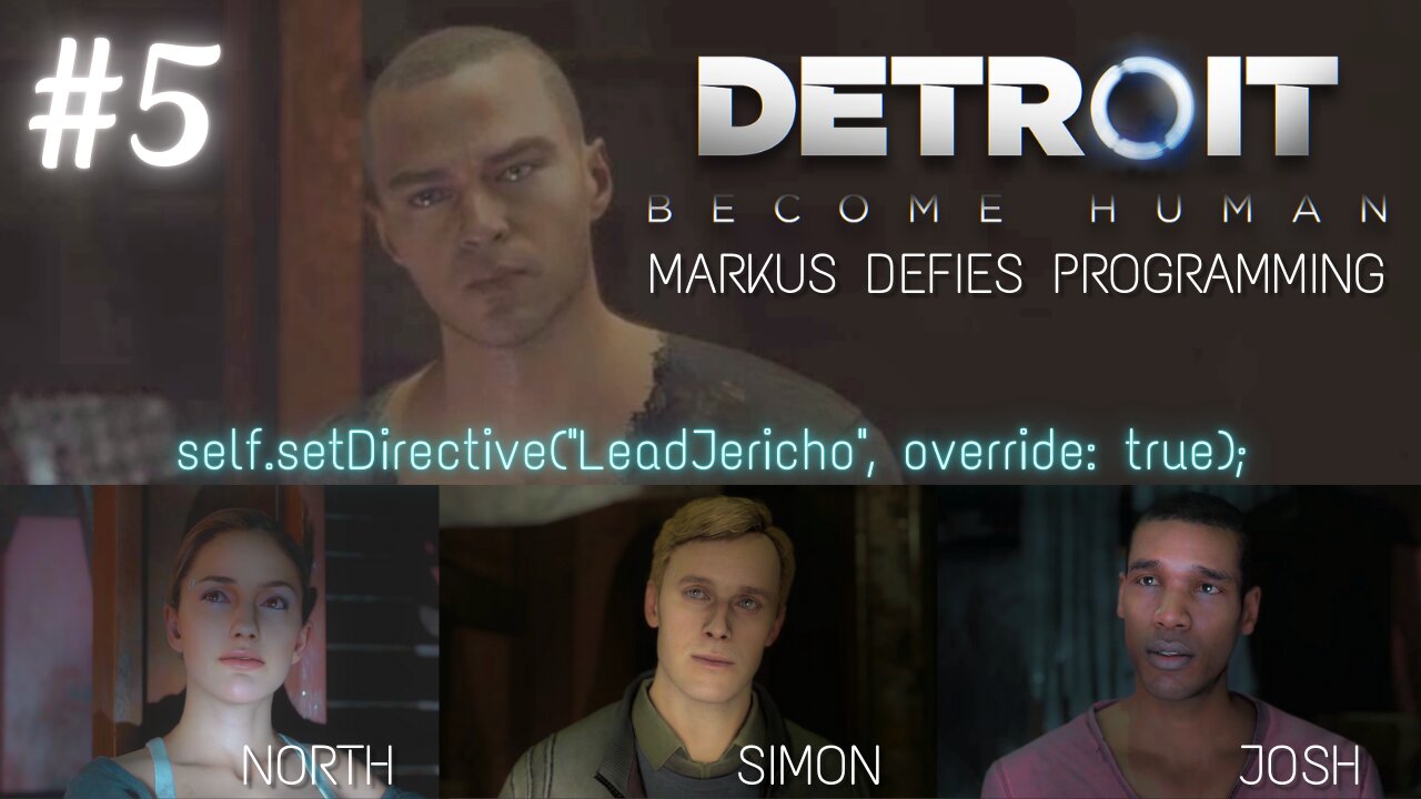 Detroit: Become Human | Phase 5: Ep 14-16 | Markus Defies Programming | No Commentary Playthrough