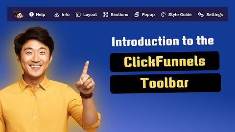Introduction and Tour of the ClickFunnels Toolbar and It's Functions (Full Walkthrough)