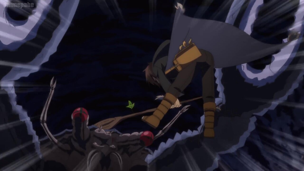 takeru and bee vs demon crab | A Gatherer's Adventure in Isekai