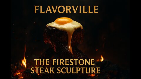 🔥 The Firestone Steak Sculpture | Egg Alchemy Ignited | FlavorVille™