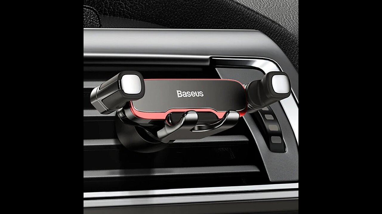 Gravity Car Phone Holder, with Vent Clip, Compatible for All Phones