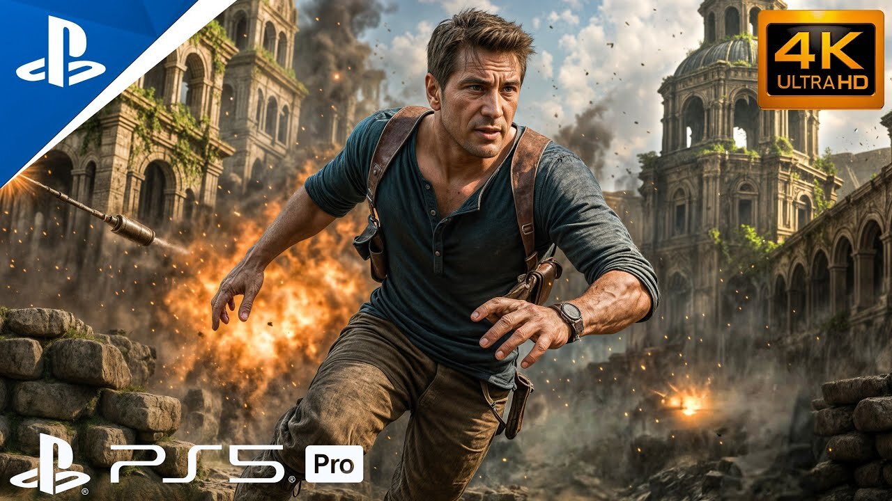 Uncharted 4: EPIC Escape Scene in 4K 60FPS – Ultra Realistic PS5 PRO Gameplay!
