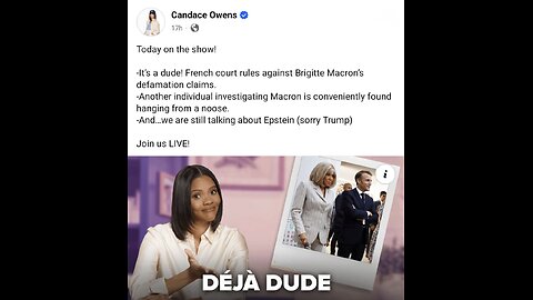 BREAKING NEWS: Brigitte Macron Loses In Court! (It’s A Dude.)