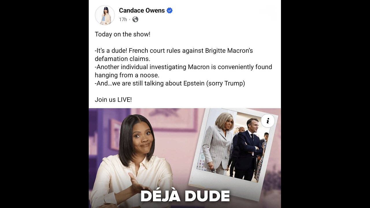 BREAKING NEWS: Brigitte Macron Loses In Court! (It’s A Dude.)