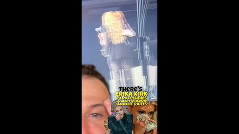 #ErikaKirk had another Pyrotechnic Show as She Enter the Stage for the #MegynKelly Tour