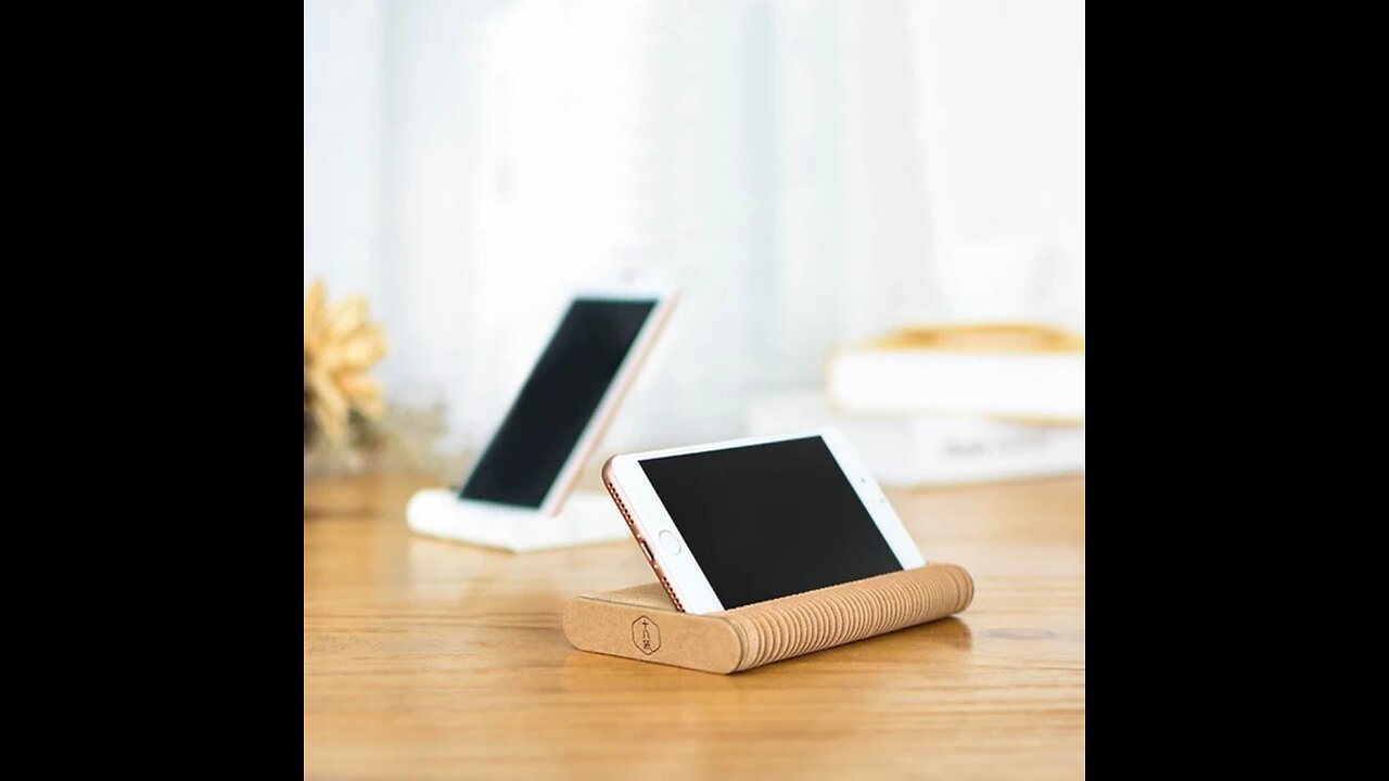 Innovative Portable Accordion Folding Phone Holder, with Honeycomb Structure, Hold the Phone