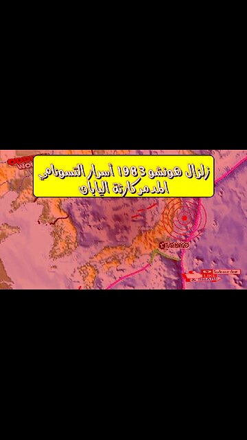 زلزال هونشو 1983: أسرار التسونامي المدمر كارثة اليابان #زلازل #تسونامي #اليابان