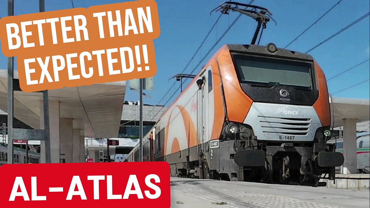 In 1st Class from MARRAKESH to CASABLANCA: So comfortable that I fell asleep!