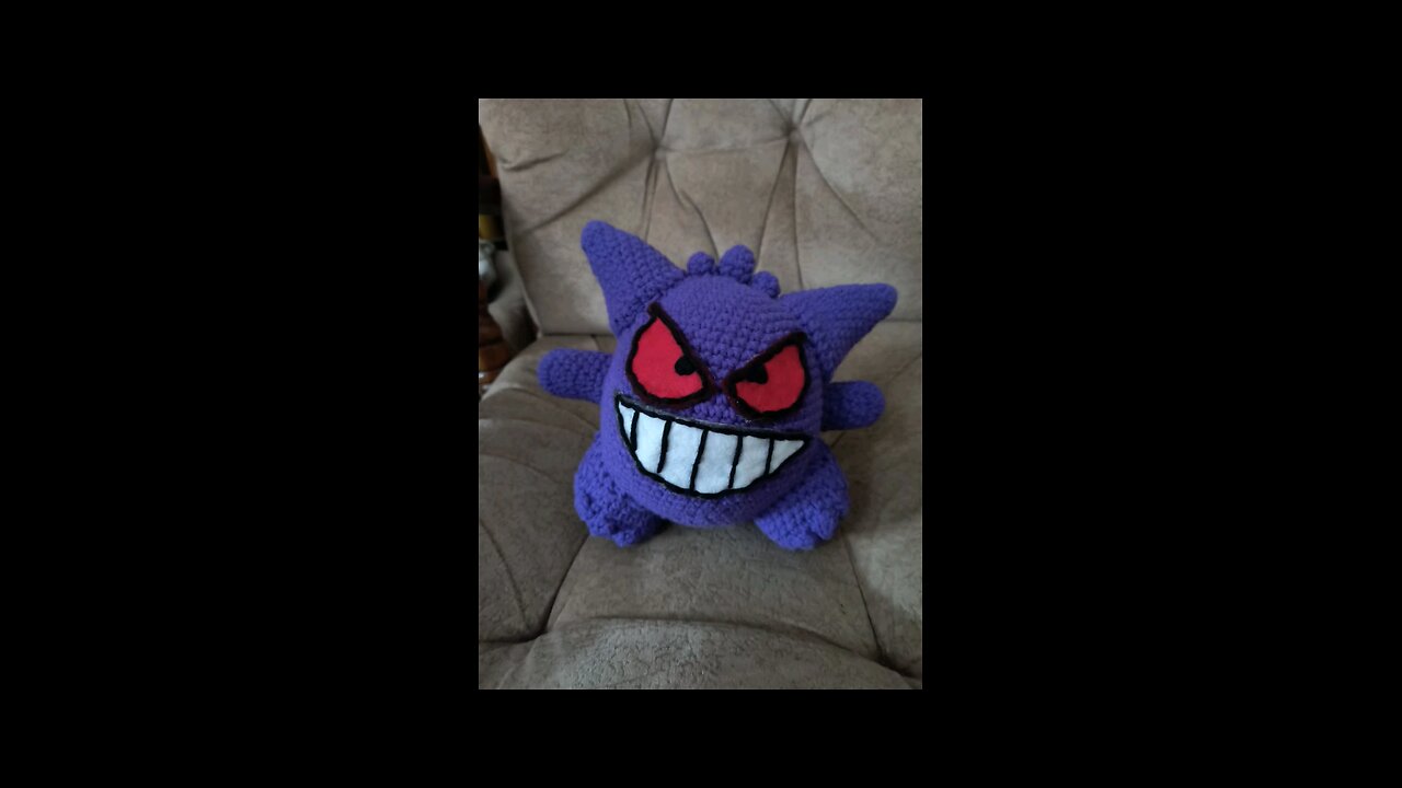 Gengar Pokémon Amigurumi