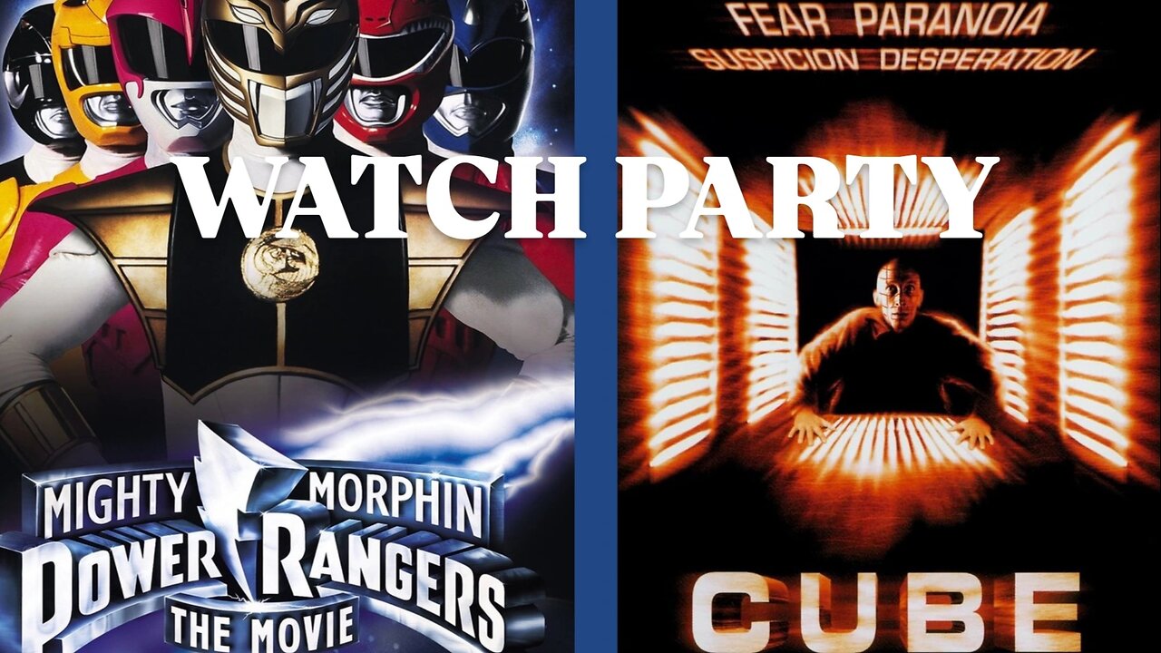 Mighty Morphin Power Rangers (1995) & Cube (1997) |🍿Watch Party🎬