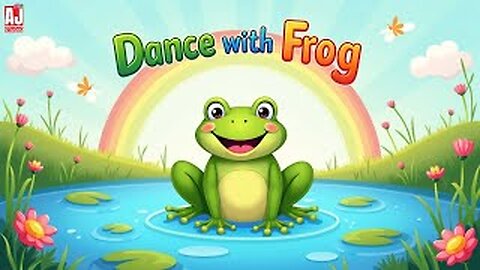 Jump with Frog Song 🐸| Fun Action Rhyme for Kids😊