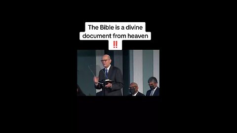 The Bible is a divine document from heaven! #tedwilson #sdasermons #jesuschrist