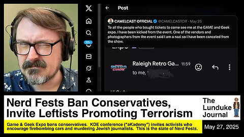 Nerd Fests Ban Conservatives, Invite Leftists Promoting Terrorism