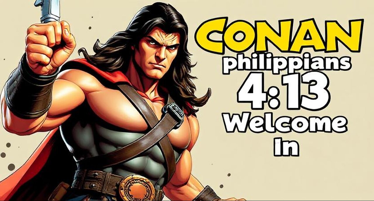 Conan Time! - Philippians 4:13 - Romans 6:23 - John 3:16-17