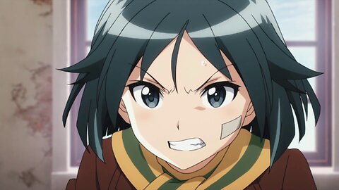 Brave Witches - Hikari in Kanoe's room