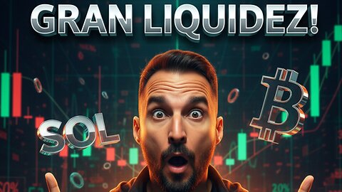 GRAN LIQUIDEZ EN EL LIBRO DE ORDENES ! ATENCION SIGUIENTE MOVIMIENTO 🔥 BITCOIN ETHEREUM SOLANA