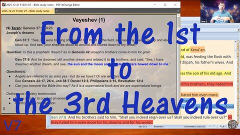 'From the 1st to the 3rd Heavens' - V7 Bible study & more
