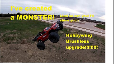 How to create a MONSTER! Hobbywing Brushless Arrma Vorteks Boost Upgrade! #tutorial #learn #learning