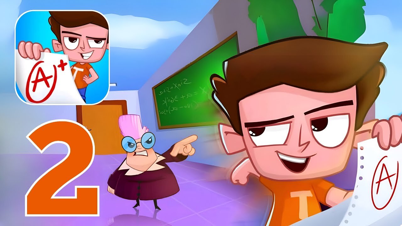 Cheating Tom 3 - Genius School - Gameplay Walkthrough Part 2 - Level 11-20 (iOS, Android)