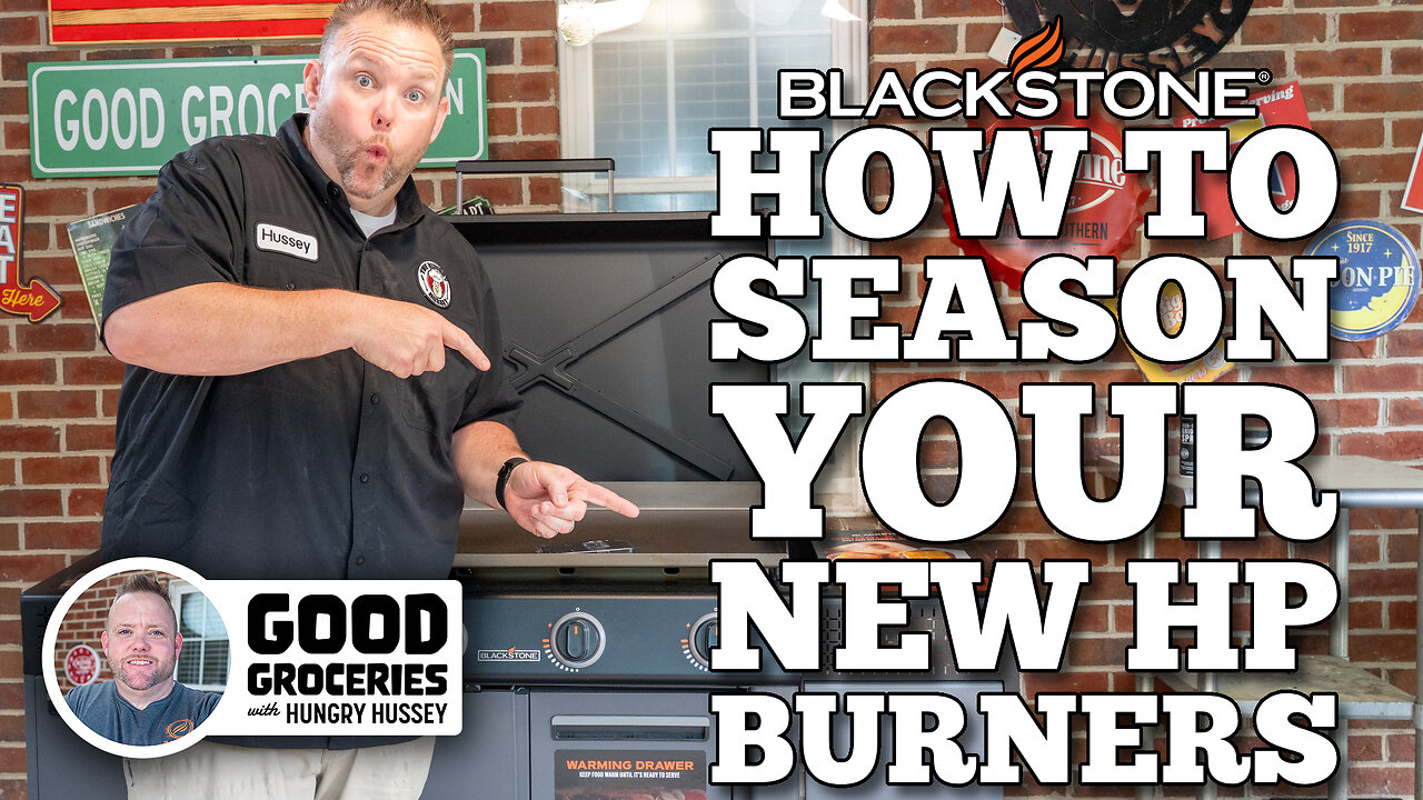 How to Season your New Blackstone HP Burners | Blackstone Griddles