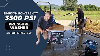 SIMPSON Pro Series with AAA Pro Pump 3500-PSI 2.5-GPM Cold Water Gas Pressure washer with 5 Tips
