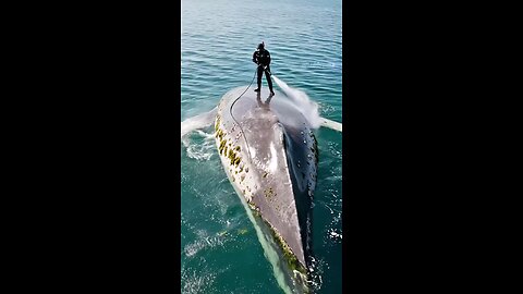 📹 Rescue helicopter saving a whale from heavy barnacles