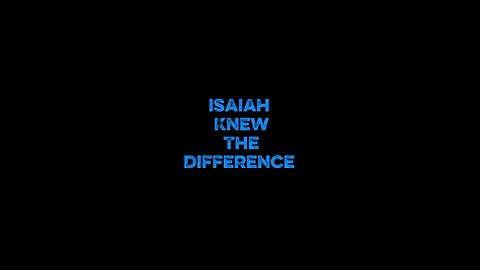 Isaiah Knew The Difference ✅