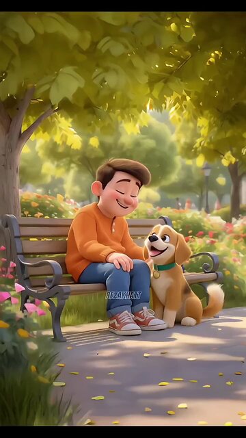 Are you glad I brought you to this park, buddy?