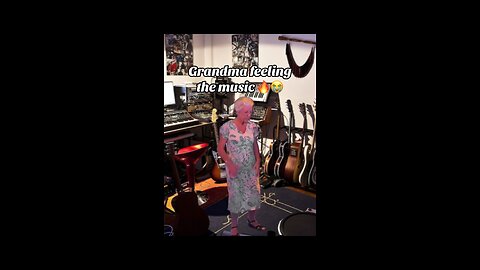 Grandma feeling the music 🔥😭