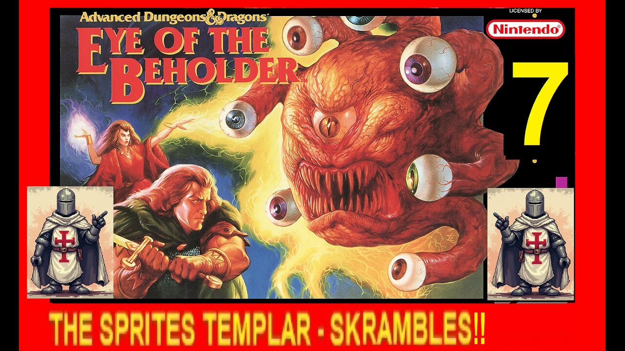 AD&D EYE OF THE BEHOLDER V7 - SNES - Skwatter's SKRAMBLES!