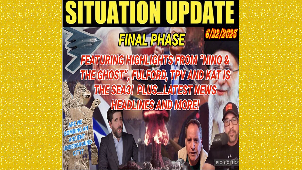 SITUATION UPDATE 6/22/25 - Prepare For The Final Battle! Benjamin Fulford, Restored Republic