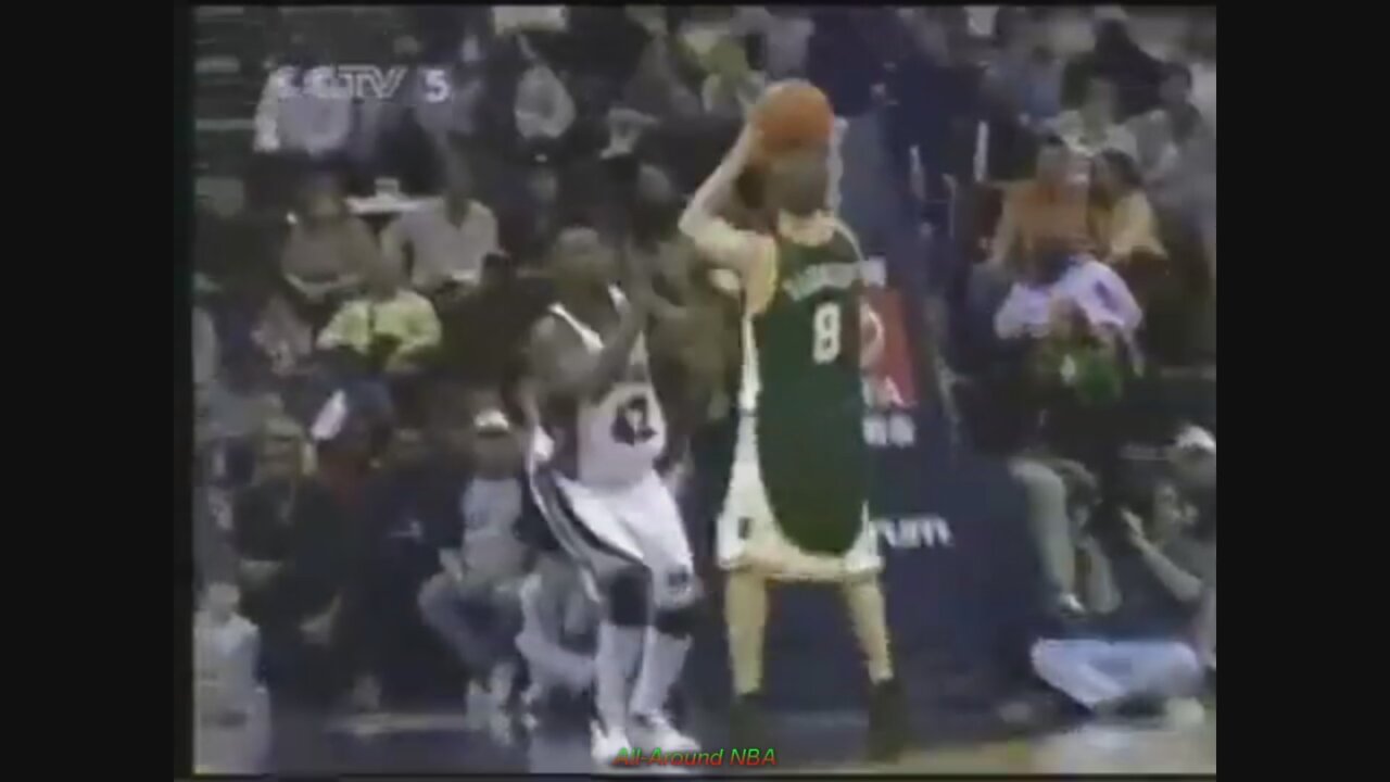 Luke Ridnour 15 Points 9 Ast @ Grizzlies, 2004-05.