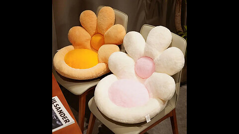 Sunflower Ergonomic Long Sitting Chair Cushion