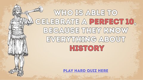 HARD History Quiz